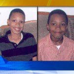 Chandler Andrews, 10 (left) and Daniel Myers 9, (right) 