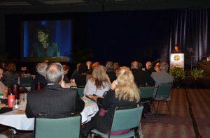 Mayor Jacobs welcomes attendees to the 2013 Orange County Economic Summit. (Photo: Orange County Mayor's Office)