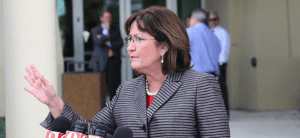 Mayor Jacobs answers questions from the media on proposed texting & lobbying reform outside the Expressway Authority, January 10, 2103 (Photo: MK/WONO)