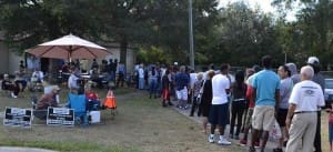 Voters in Orange County, Fl. wait on line for several hours at a polling station on Silver Star Road, November 6, 2012. (File photo: Lance Scurvin/WONO)