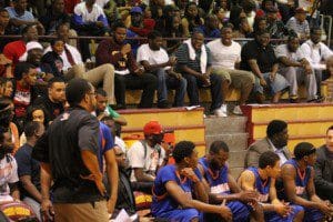 B-CU fans gave SSU’s Head coach Horace Broadnax the business. (Photo: K. Turner?WONO)