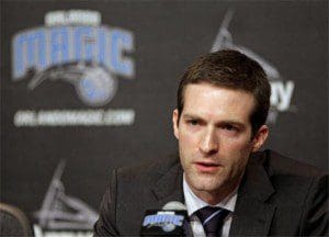 Orlando Magic General Manager Rob Hennigan 