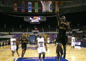 B-CU’s Adrien Coleman scores a layup against Morgan State. B-CUAthletics. (Photo: K. Turner/WONO)