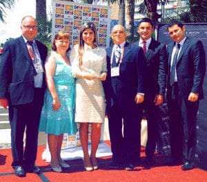 Shopping China - owners and top managers attend DFNI Americas Awards in Orlando, April 9, 2013. (Photo: Shopping China)