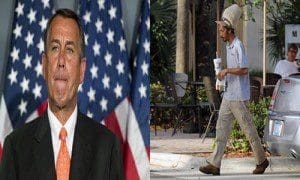 U.S. House Speaker John Boehner and soon to-be son-in-law, Dominic Lakhar 