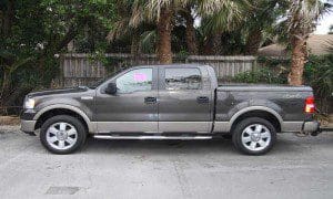 Wright's truck - side view