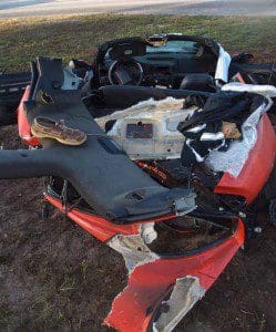 Victim's vehicle (PCSO)