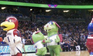 Orlando Magic mascot Stuff and company. (File photo: WONO/April 2012)