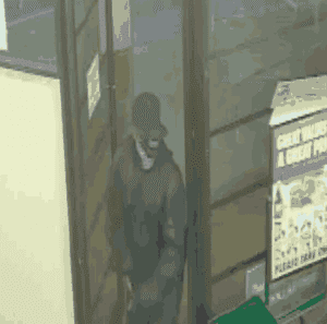 Video still of suspected armed Dollar Tree robber (OPD)