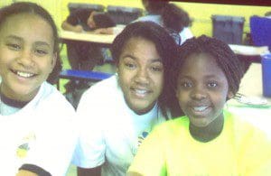 Budding artists pose for the camera after attending a Women in the Arts, Inc. workshop. (Photo courtesy: Women in the Arts.)