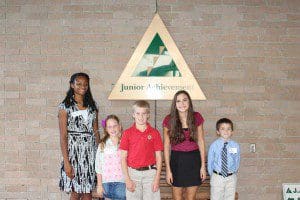 l-r: Nyala Shuler, Hope Hurst, Brock Seneff, Ariella Silver, Trip Carson