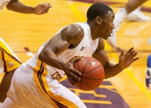 B-CU is having a hard time on the road but are perfect in Moore gymnasium thus far. Photo credit: B-CU athletics