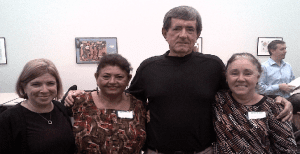 Orange County Commissioner Pete Clarke (District 3) poses with local residents. 