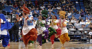 Orlando Magic celebrates India Day at the Jan. 27, 2013 Magic vs. Pistons game last season. (Photo credit: Gary Bassing).