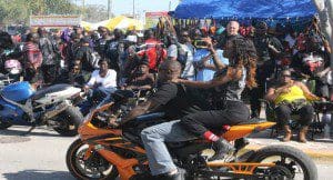 Why I love Bike Week revolves around the power, the leather, and the adornments to the bike.  (Photo credit: K. Turner/WONO)
