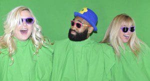 Orlando Magic player Kyle O’Quinn has fun with guests at the Orlando Magic Youth Foundation Black Tie & Tennies Gala.   Photo taken by Gary Bassing. 