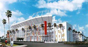 Rendering of renovated Citrus Bowl 
