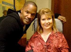 CinemAbility Director Jenni Gold with Jamie Fox 