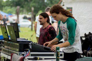 Andy Lytle (r) - Owner of Receptor Sound and Lighting 