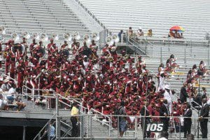 The Marching Maroon & White Bank of Alabama Agricultural & Mechanical University has been in existence since 1890. (Photo courtesy: K-Turner/WONO)