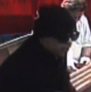 (Video still of suspect)