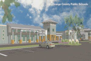 A rendering of the new West Orange High relief school. (Orange County Public Schools)