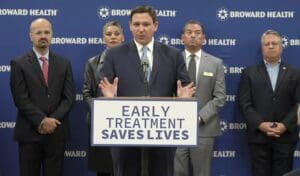 Governor Ron DeSantis monoclonal Florida