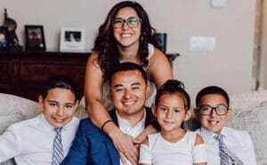 Orange County Commissioner candidate Chris Delgado and Family
