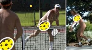 nude pickleball