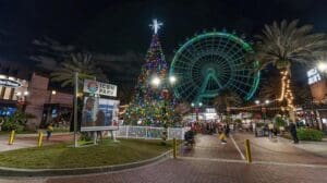 I-Drive Holiday Tree at Orlando's ICON Park