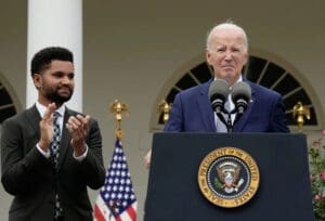 Office of Gun Violence Prevention - Rep. Maxwell Frost and President Joe Biden