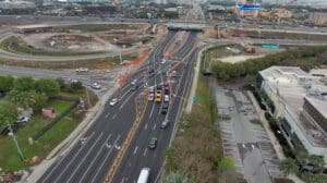 Sand Lake Road Diverging Diamond Interchange 