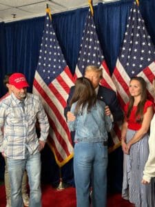 Trump Laken Riley family and friends