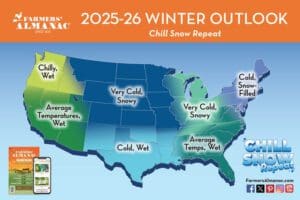 Farmers' Almanac Winter 2025-26