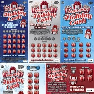 holiday ca$h scratch-off